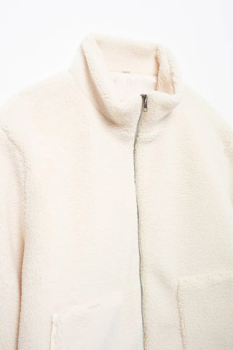 Sadie | Oversized Warme Fleece-Jacke