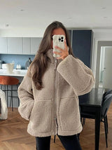 Sadie | Oversized Warme Fleece-Jacke